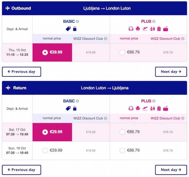 Povratna za London - 40 eura (iz Ljubljane)! 1 Slika zaslona 2015-07-26 u 18.33.11
