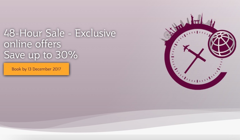 QATAR AIRWAYS: Akcija do 30% popusta na karte još danas i sutra! 2 Slika zaslona 2017 12 12 u 22.07.24