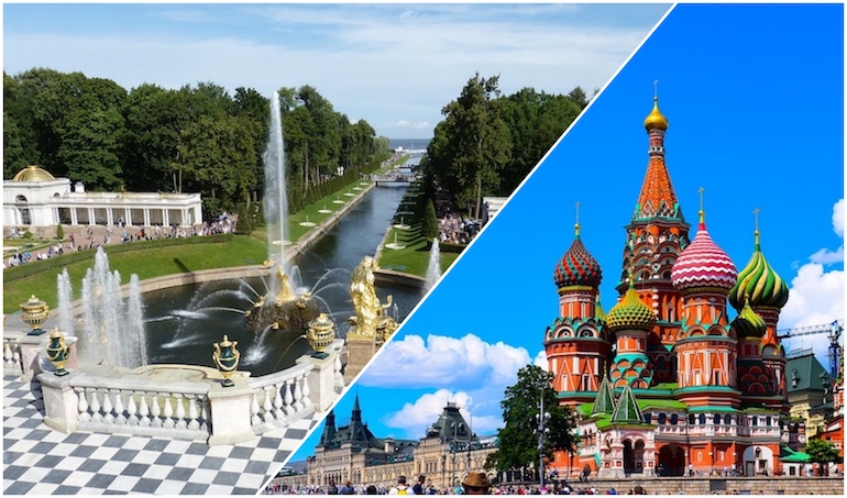 moskva rusija petersburg