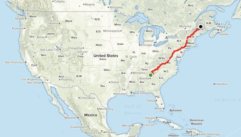 appalachian trail ruta