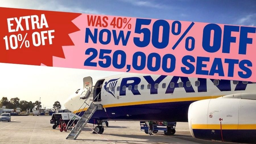 Ryanair akcija pola cijene iz zagreba e1643881644376