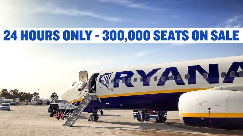 Ryanair akcija 300 tisuca