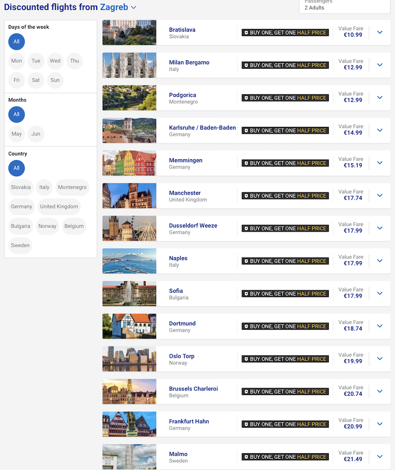 zagreb flights 1