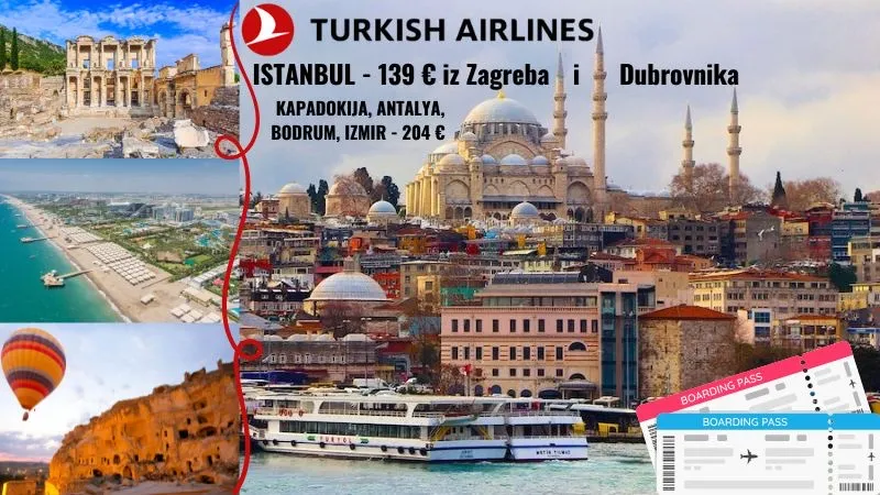 aviokarte za istanbul akcija turkish airlines 2024