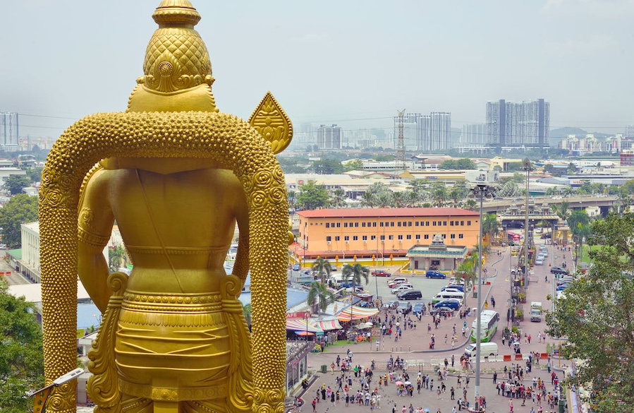 Najbrži i najjeftiniji načini kako do Batu Caves iz Kuala Lumpura 9 batu caves pogled na kuala lumpur
