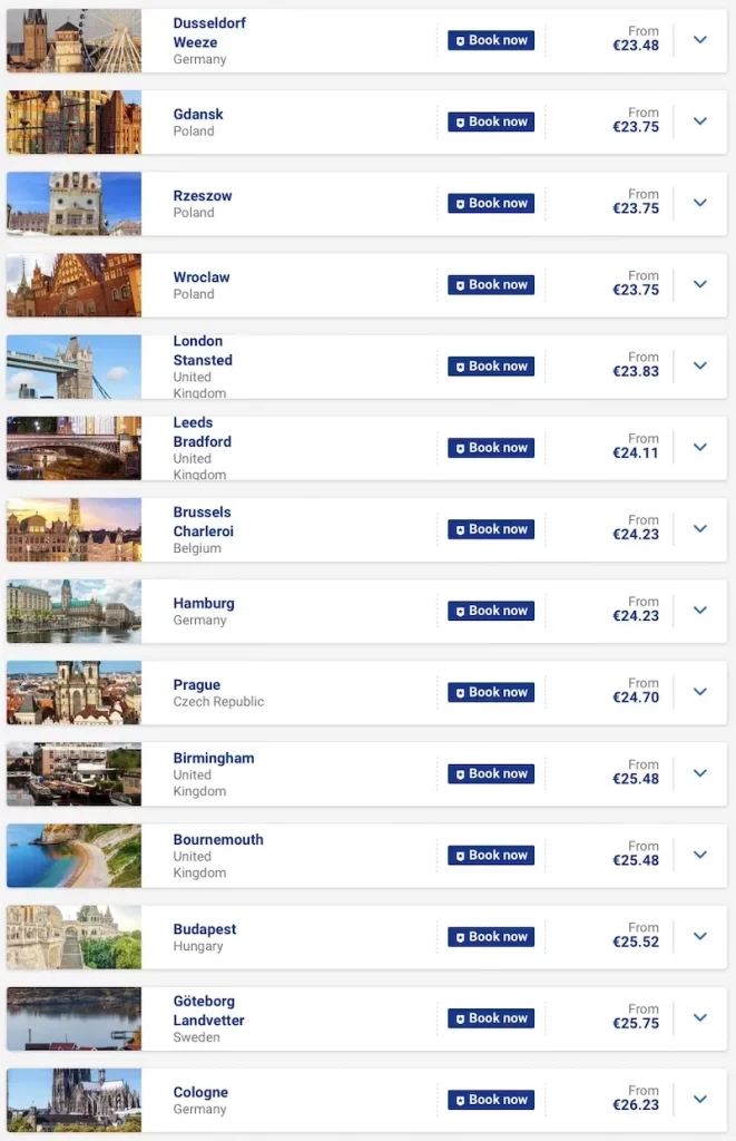 Ryanair akcija: 20% popusta za neke termine iz Zagreba, Zadra, Splita, Dubrovnika, Pule i Osijeka! 7 ryanair akcija zadar 2