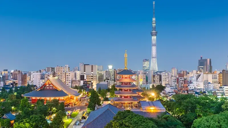 tokyo japan skyline aviokarte 2024 2025