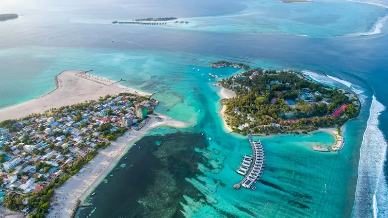 maldivi iz zraka