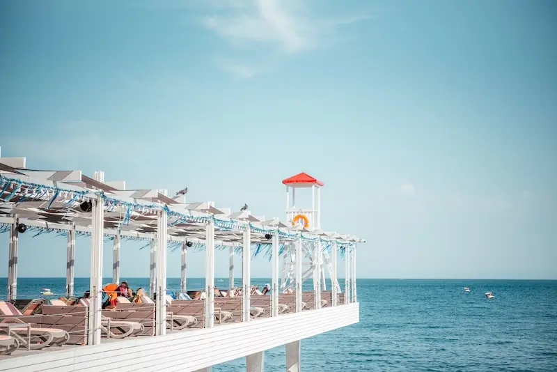 Lido - drvena platforma