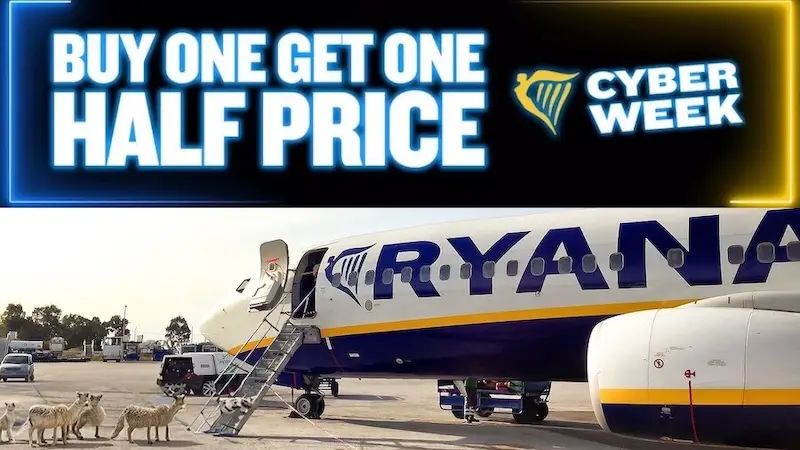 Ryanair akcija crni petak pola cijene