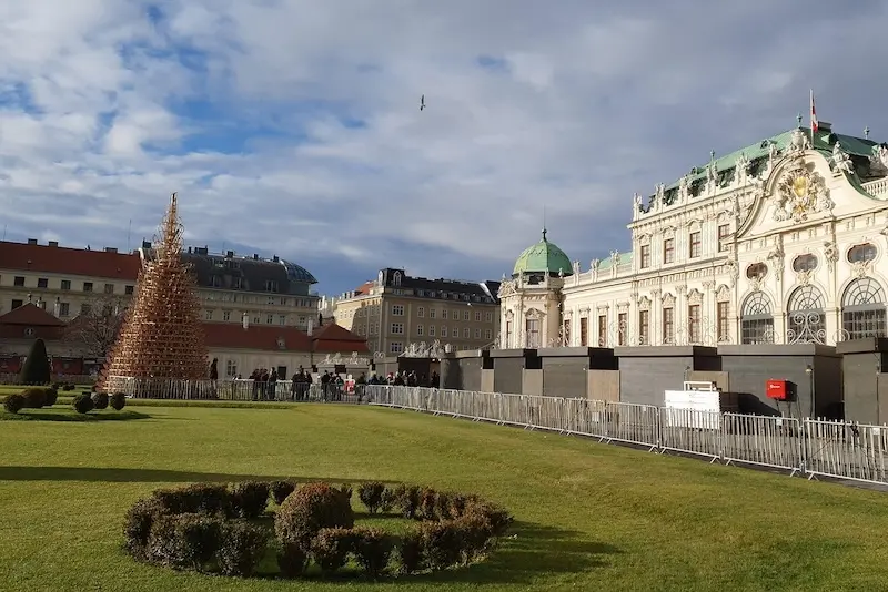 Belvedere palača - božićni sajam, Beč
