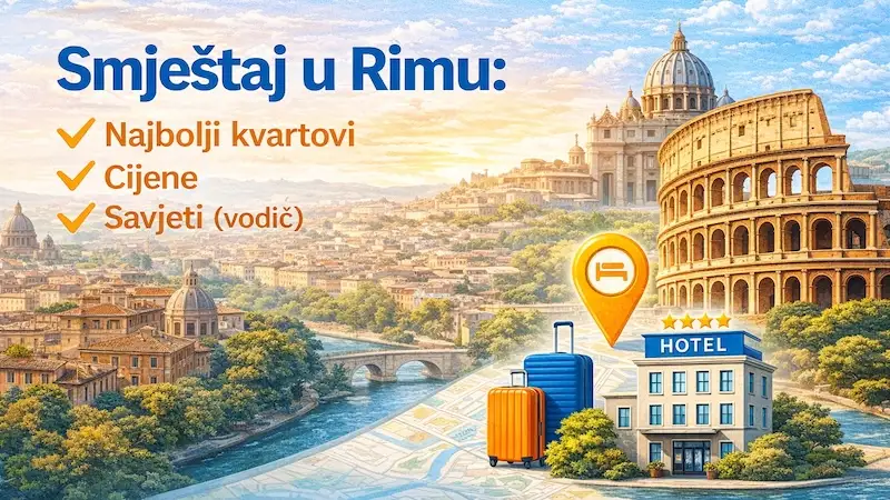 Smještaj u Rimu: Najbolji kvartovi, cijene i savjeti (vodič) 1 Hoteli u Rimu - najbolji kvartovi za odabir smještaja