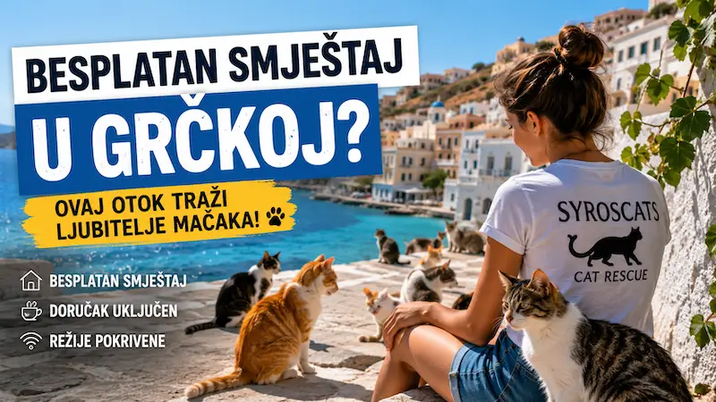 besplatan smještaj u Grčkoj
