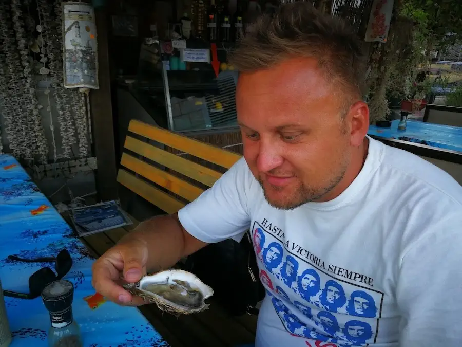 Bengeri Ivan, kamenice u Stonskom zaljevu