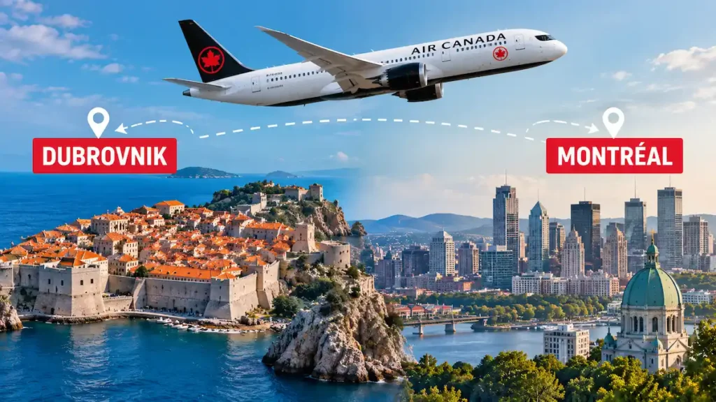 Air Canada uvodi direktne letove Dubrovnik – Montréal: karte su već u prodaji 10 Air Canada direktni letovi Dubrovnik – Montréal 2027.
