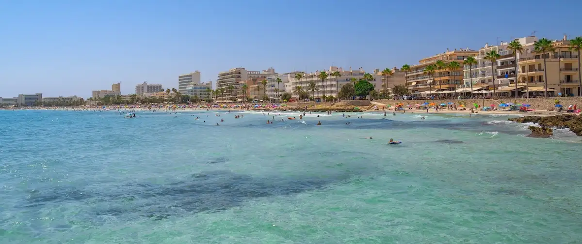 Cala Millor na istočnoj obali Mallorce