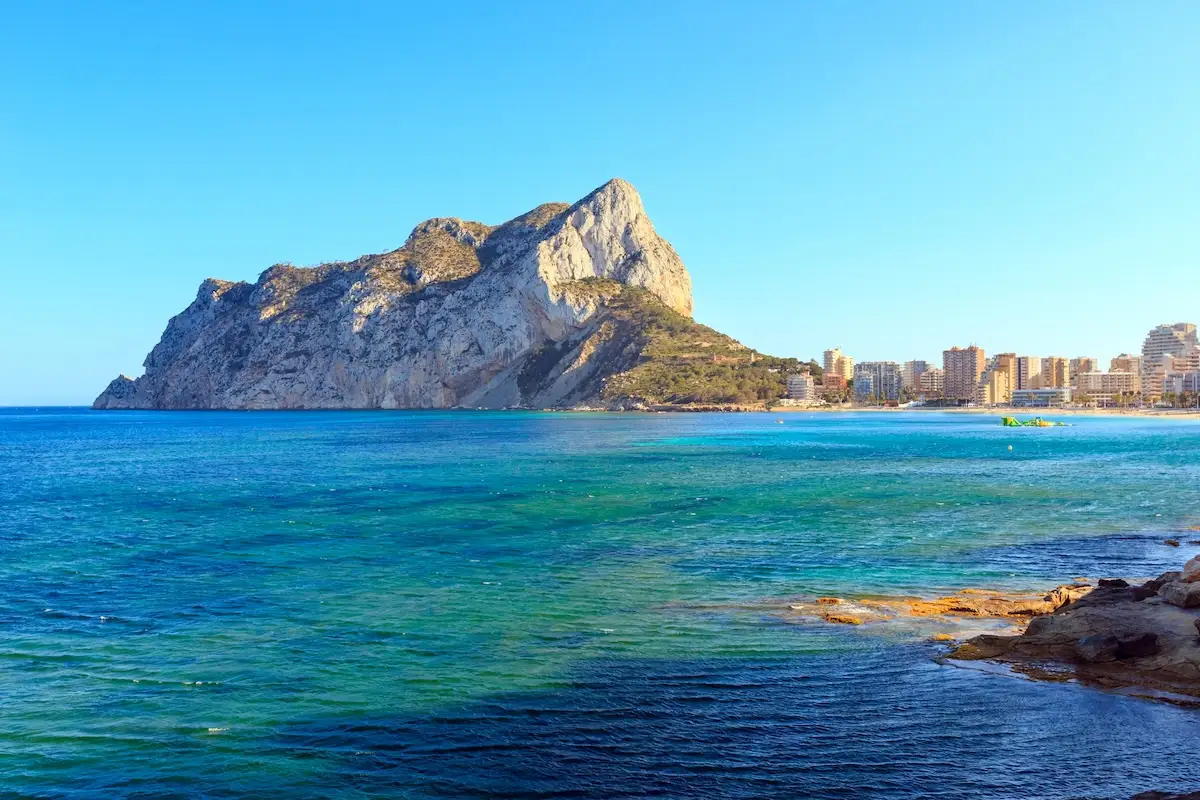 Calpe i Peñón de Ifach na Costa Blanci