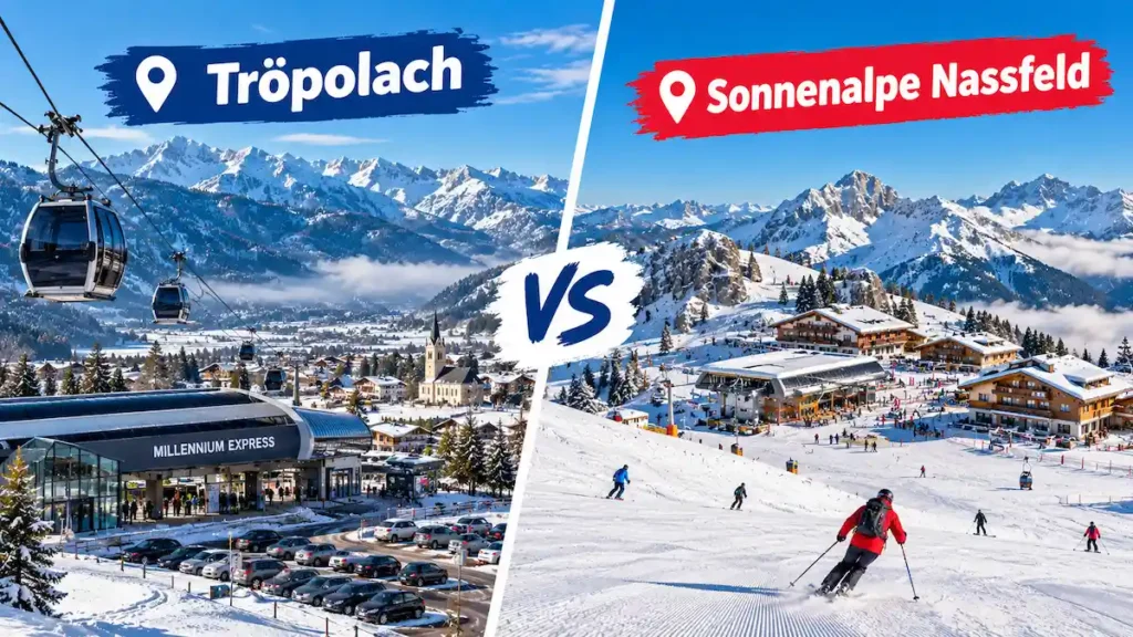Gdje odsjesti na Nassfeldu za skijanje: Tröpolach ili Sonnenalpe? 6 Tröpolach ili Sonnenalpe Nassfeld – gdje odsjesti za skijanje