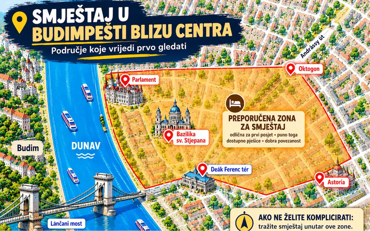Gdje odsjesti u Budimpešti? Najbolji kvartovi, hoteli i apartmani 13 Smještaj u Budimpešti blizu centra – preporučena zona za traženje